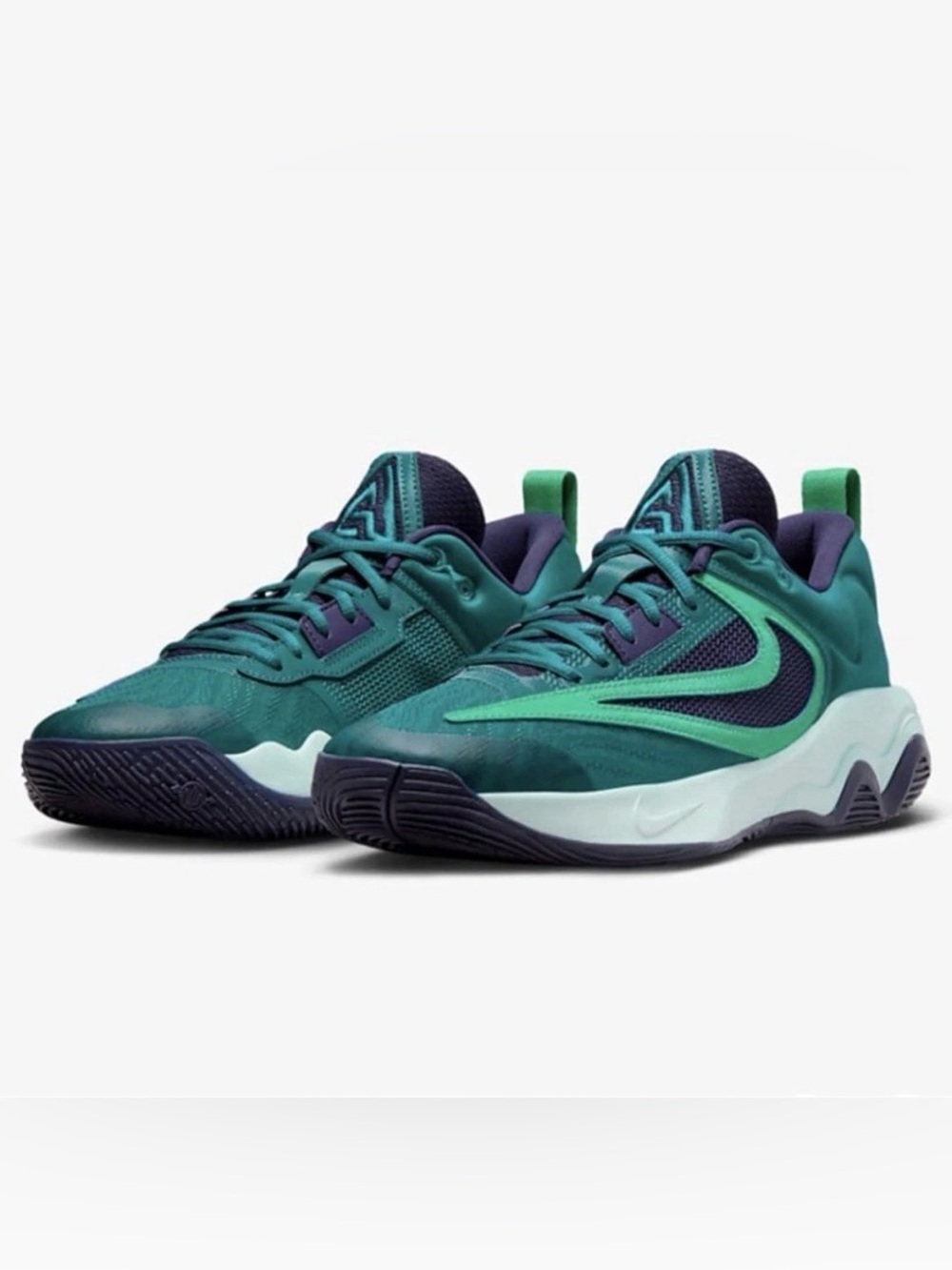 NEW Nike Giannis Immortality Geode Teal Men’s Athletic Basketball Shoes Size 11